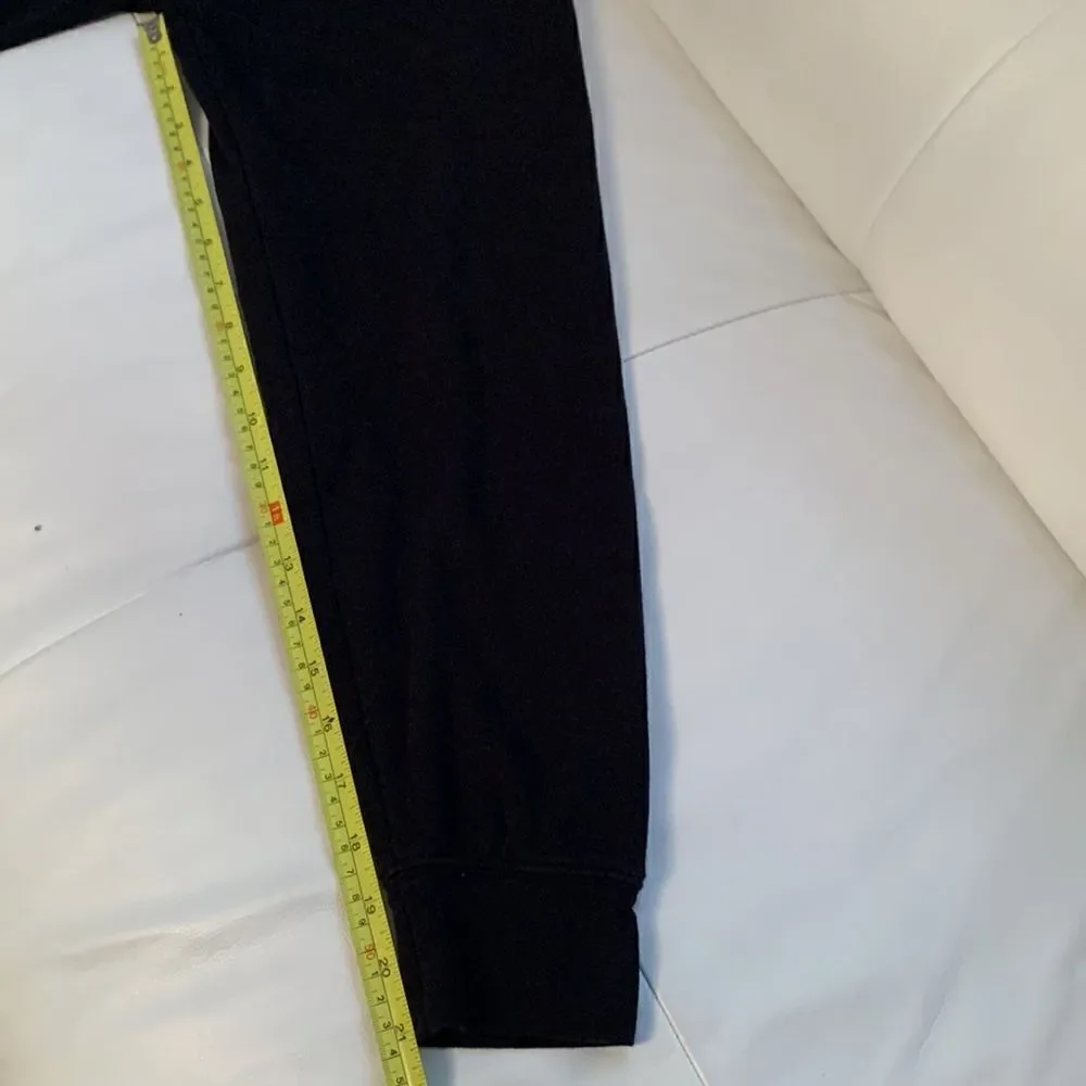 LandsEnd  Black Mock Neck Cotton Sweater Size L ( 42-44)